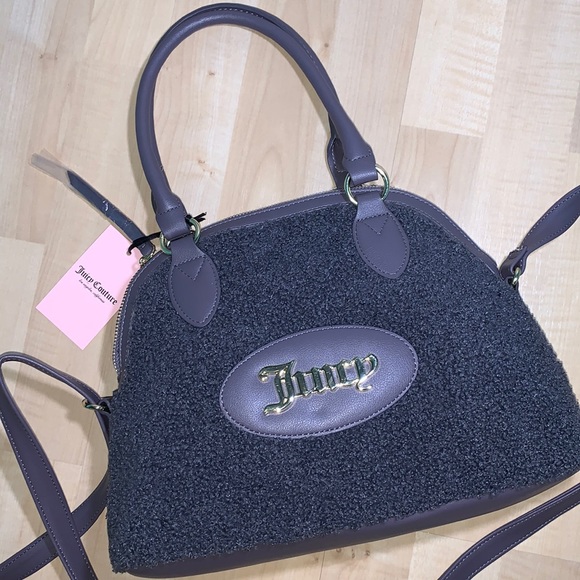 Juicy Couture Handbags - JUICY COUTURE Crazy Fur You Sherpa Dome Satchel